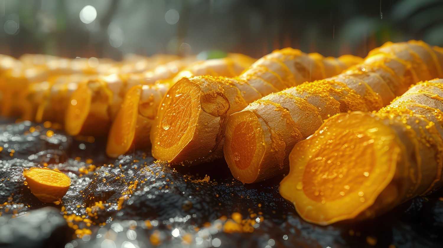 Turmeric roots