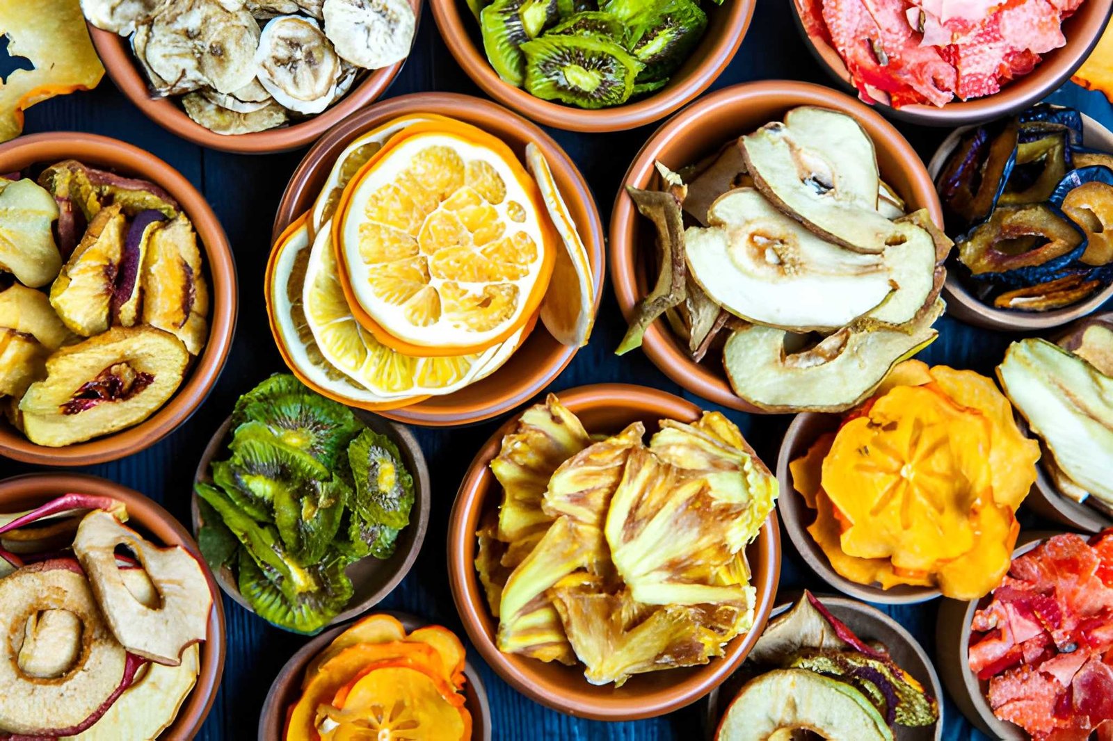 Dehydrated fruit slices